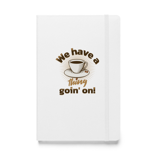 Hardcover bound notebook