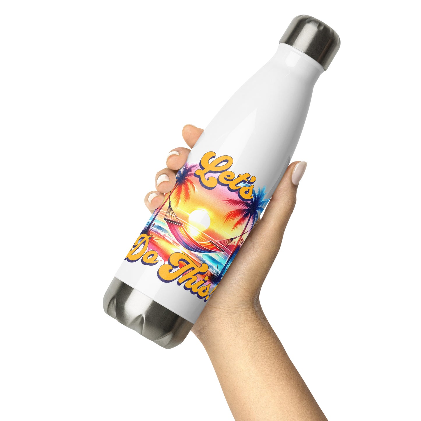 Stainless steel water bottle